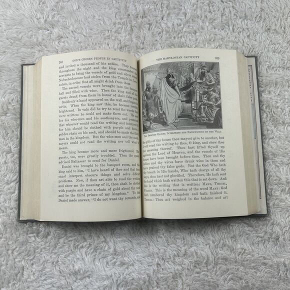 VTG 1931 Bible History New Testament For Catholic School Johnson Hannan Fair HC - Picture 5 of 9